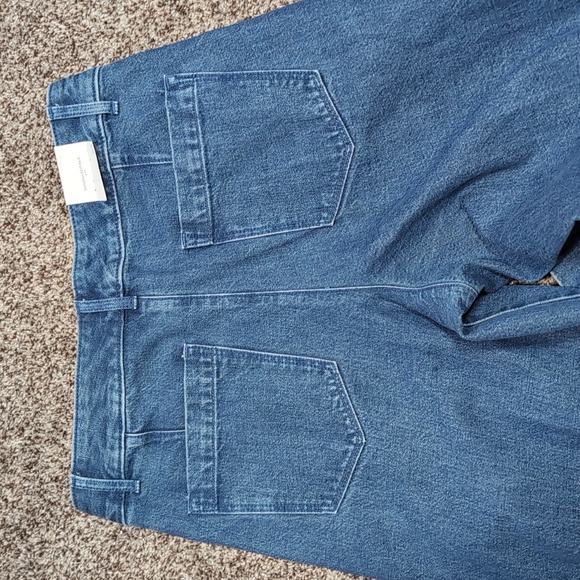 Banana Republic Luxe Wide Leg Pleated High Rise Jeans Modern NEW Size 29 - Picture 11 of 16